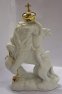 Český lev porcelánová socha zlacená Royal Dux Duchcov 92