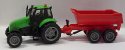Traktor nakladač hnoje vyklápěcí kovový svítici a zvukový