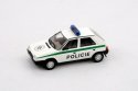 Škoda Favorit 1987 Policie 1:43 Abrex zelený pruh Původní stará verze