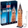 3D Puzzle Londýn Big Ben stavebnice 47 dílků Anglie