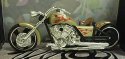 Motorka IRON Choppers Harley kovový model silniční typ zlatý