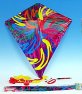 Drak létající pestrobarevný Magic plast velký 61 x 66 cm