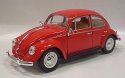 Volkswagen Porsche Brouk kovový model auta 1:24 červený