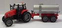 Traktor s cisternou kovový svítici a zvukový