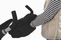 Rukávník - rukavice - zateplení fusaku na kočárek 3 v 1 černý