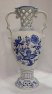 Váza porcelánová cibulák cibulový dekor Royal dux Duchcov 125