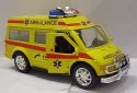 Sanitka Ambulance Maxi české nápisy na setrvačník žlutá