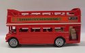 Autobus patrový s otevřenou střechou London tour bus angličák kovový červený