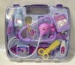 Doktorský kufr Lux plastový fialovo růžový