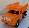 Auto Tatra 148 plast 73cm oranžová auto na písek