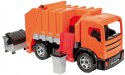 Popelářské auto plastové oranžové 64 cm s popelnicí